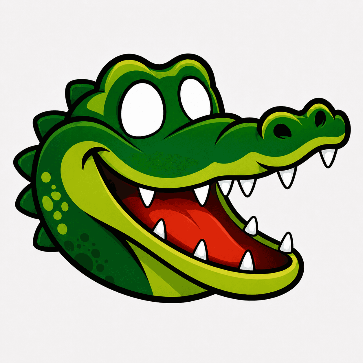 Smiling CrocoDent crocodile head